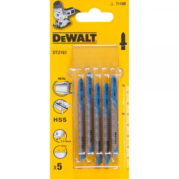 DeWALT Metal Cutting Jigsaw Blade - 2.5-6mm Plates Cutting - 1
