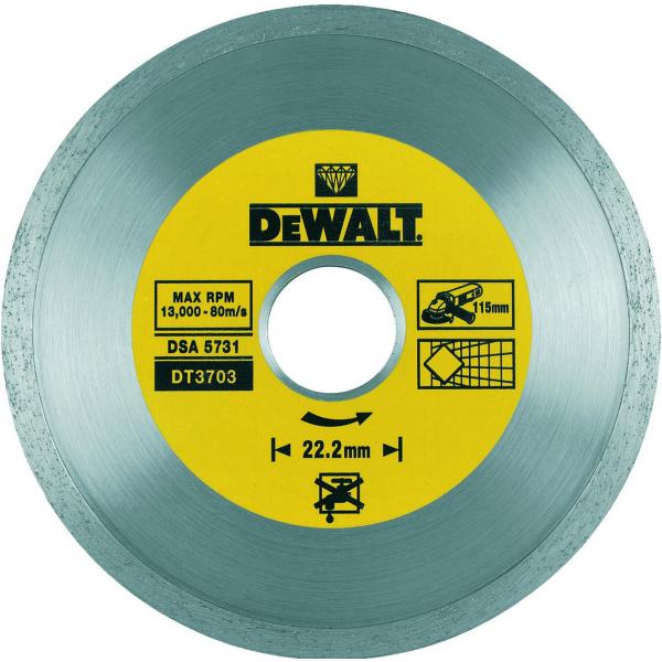 DeWALT Continuous Rim Sintered Diamond Discs - 1