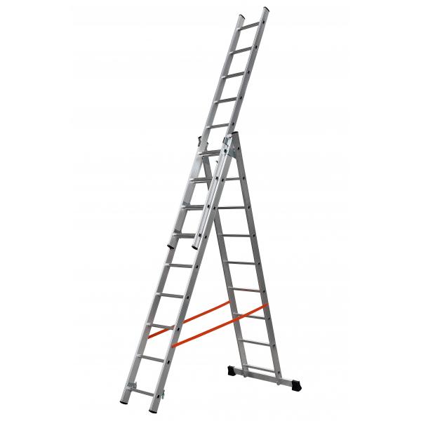 GIERRE Three sections convertible ladder, parallel uprights - 1