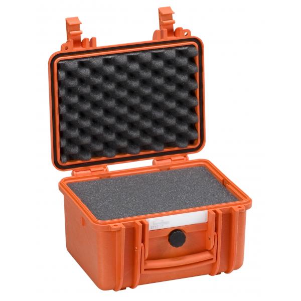 EXPLORER CASES Orangefarbener Schutzkoffer für empfindliche Geräte mit Schwamm - 1
