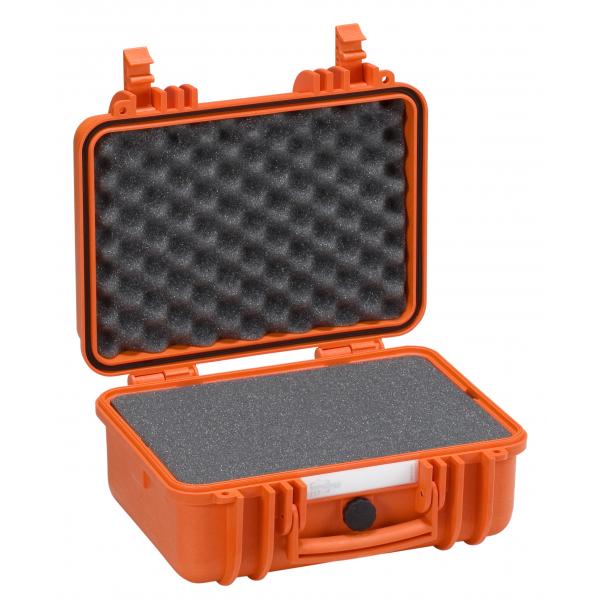 EXPLORER CASES Unzerstörbarer orangefarbener Koffer für den professionellen Einsatz mit Schwamm - 1