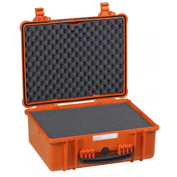 EXPLORER CASES Oranger Koffer, resistent gegen Stöße und Quetschung mit Schwamm - 1