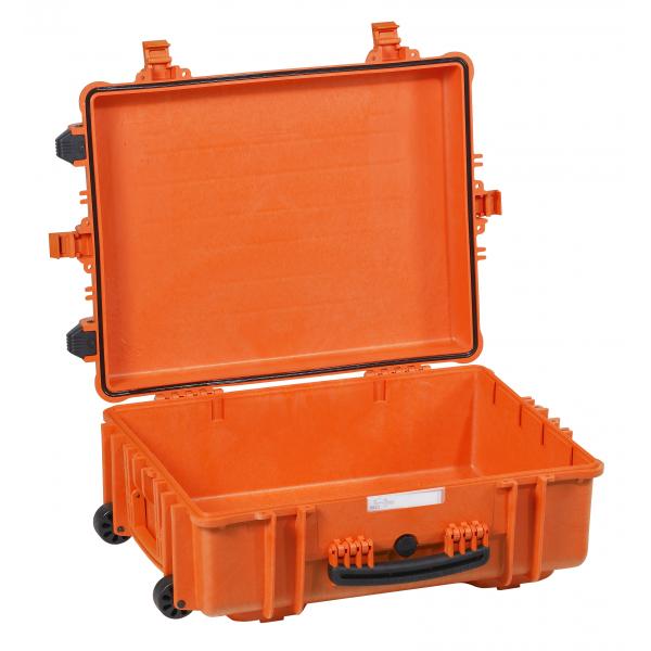 EXPLORER CASES Oranger hermetisch leerer resistenter Koffer - 1
