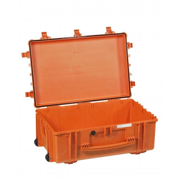 EXPLORER CASES Oranger leerer Großkoffer zertifiziert IP67 - 1
