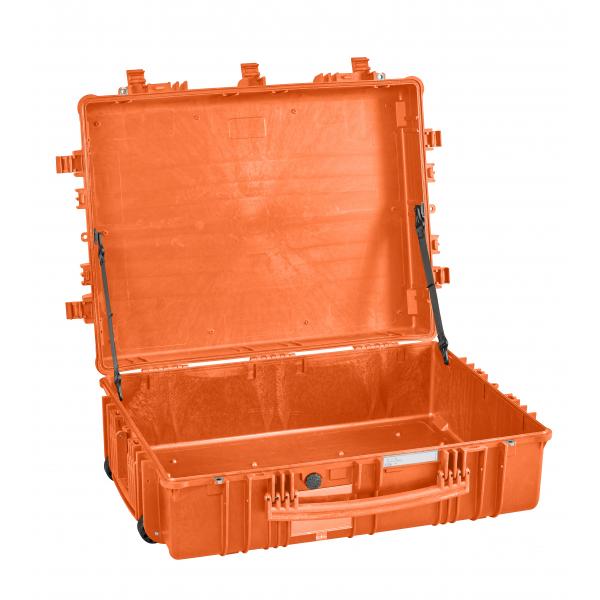 EXPLORER CASES Stabiler orangefarbener leerer Koffer für den Transport von Instrumenten und Geräten - 1