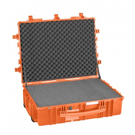 EXPLORER CASES Stabiler orangefarbener Koffer für den Transport von Instrumenten und Geräten mit Schwamm - 1