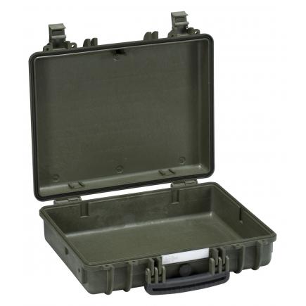EXPLORER CASES Militärischer grüner Koffer mit Anti-Schockfunktion, ideal für die Unterbringung eines leeren Laptops und Zubehörs - 1