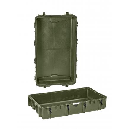 EXPLORER CASES Leerer grüner Militärkoffer - mobile Waffenkammer für Gewehre mit Schwamm - 1