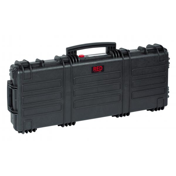 EXPLORER CASES Small rifle case with accessories, black with high density full foam, up to 94 cm - 1