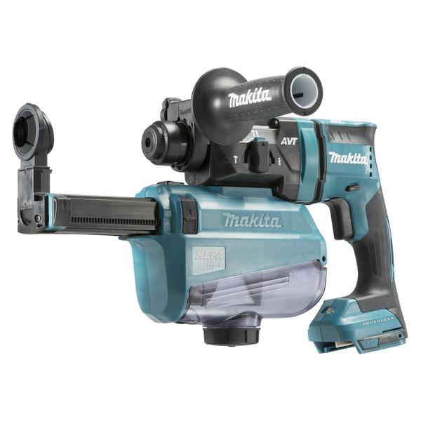 MAKITA HAMMER 18V SDS-Plus - 3 FUNCTIONS - in a case without batteries and charger with suction kit - 1