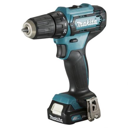 MAKITA DRIVE-DRILL 12 V max 3/8'' - 28 Nm - in case with 2 batteries 2.0Ah and charger - 1