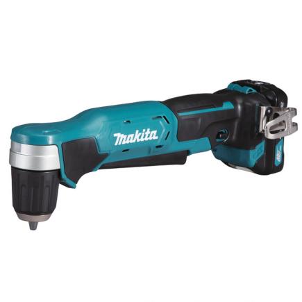 MAKITA ANGULAR DRILL 10,8V 10 mm - KEYLESS - in a case with batteries and charger - 1