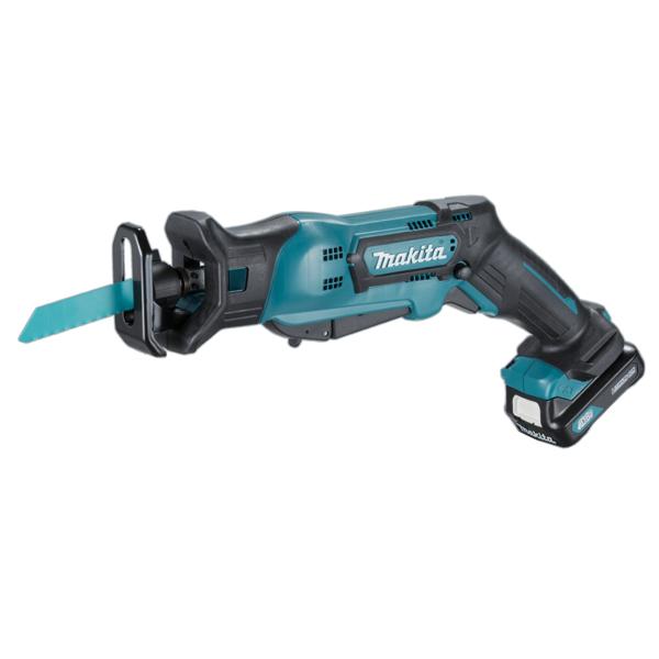 MAKITA STRAIGHT SAW 10.8V 13 mm - QUICK COUPLER - in case with 4.0Ah batteries and charger - 1