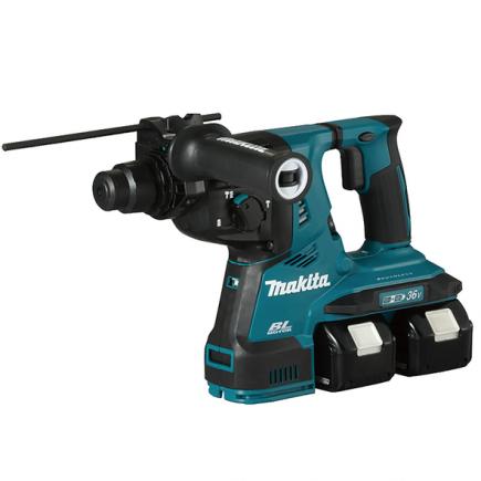 MAKITA HAMMER 36V SDS-Plus 28 mm - AWS - in a case with 2 x 5.0Ah batteries and double charger - 1
