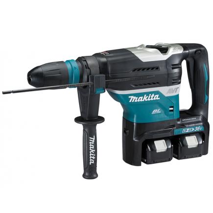 MAKITA ROTARY HAMMER 36V 40 mm - AWS - in case with 2 x 5.0Ah batteries and charger - 1