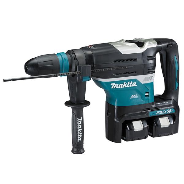 MAKITA ROTARY HAMMER 36V 40 mm - AWS - in case with 2 x 5.0Ah batteries and charger - 1