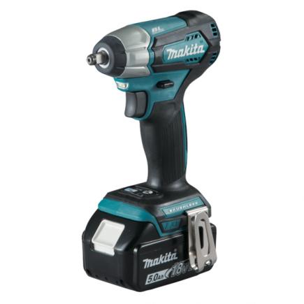 MAKITA IMPACT WRENCH 18V 3/8" - 180 Nm - in case with 2 batteries 5.0Ah and charger - 1