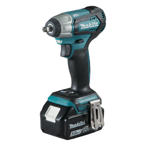 MAKITA IMPACT WRENCH 18V 3/8'' - 180 Nm - in case with 2 batteries 5.0Ah and charger - 1