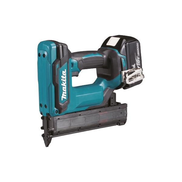 MAKITA NAILER 18V 35 mm - 18 Ga - in case with 2 batteries 5.0Ah and charger - 1