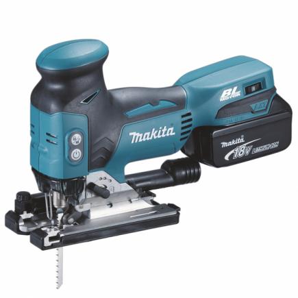 MAKITA JIGSAW 18V 26 mm - in case with battery 5.0 Ah and charger - 1