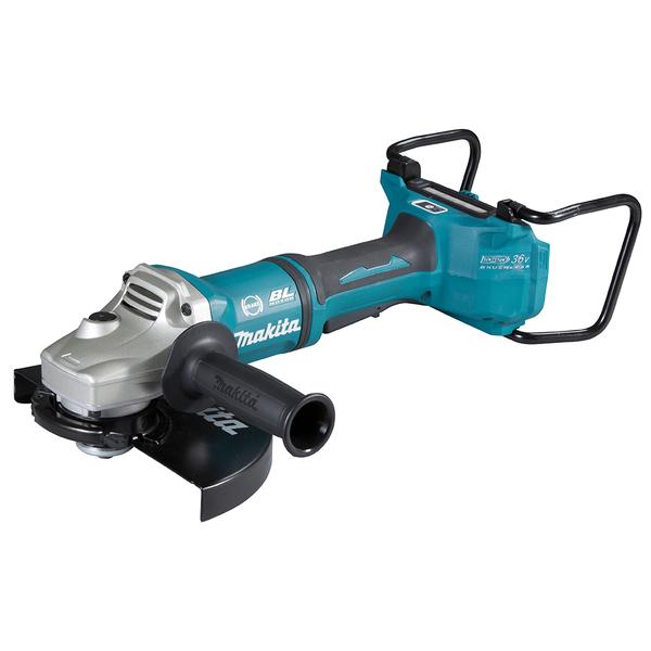MAKITA ANGLE GRINDER 36V 230 mm - AWS - in case without batteries and charger - 1