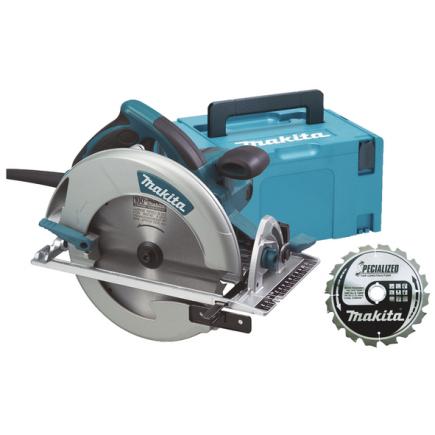 MAKITA WOOD MITER SAW 1800W 210 mm - in case and 2 blades - 1