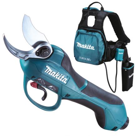 MAKITA PRUNING SCISSORS 18Vx2 - with 2 5.0Ah batteries and charger - with accessories - 1