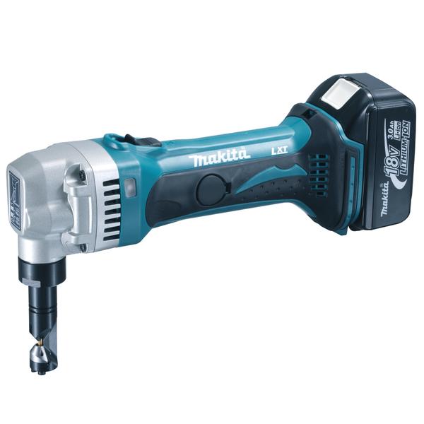 MAKITA 18V NIBBLER 1.6MM LXT - in case with service key, 2 batteries 5.0Ah and charger - 1