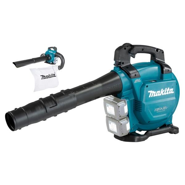 MAKITA 36V BLOWER LXT 13,4 m³/min - with suction kit, without batteries and charger - 1