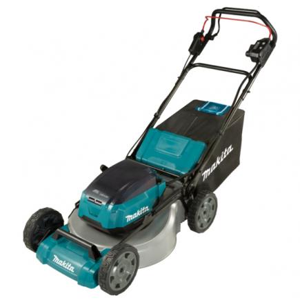 MAKITA 36V  LAWNMOWER 53cm LXT - with 4 5.0Ah batteries, battery charger and side discharge deflector - 1