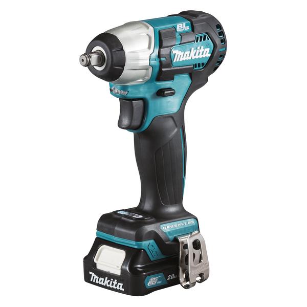MAKITA 12Vmax 3/8" - 160 Nm Brushless Impact Wrench CXT - in case with 2 2.0Ah batteries and charger - 1