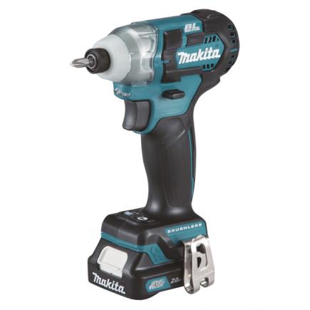 MAKITA 12Vmax 1/4'' - 135 Nm Impact Driver CXT - in case with 2 2.0Ah batteries and charger - 1