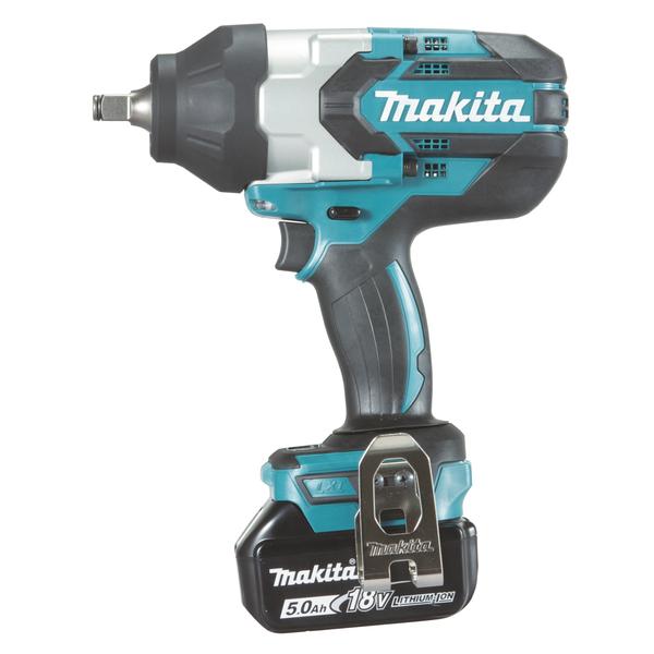 MAKITA 18v 1/2'' - 1.000 Nm LXT Brushless Impact Wrench - in case with 2 5,0Ah batteries and charger - 1