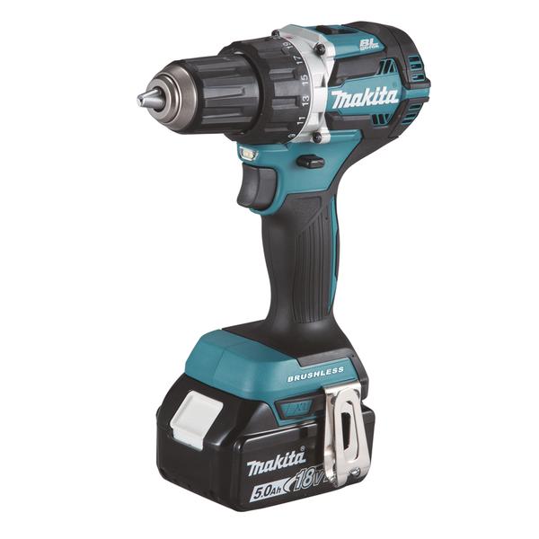 MAKITA 18V Drill Driver BL LXT - in case with 2 5,0Ah batteries and charger - 1