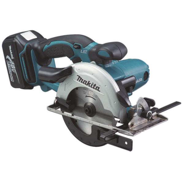 MAKITA 18V CIRCULAR SAW 136MM LXT - in case with 2 5,0Ah batteries and charger - 1