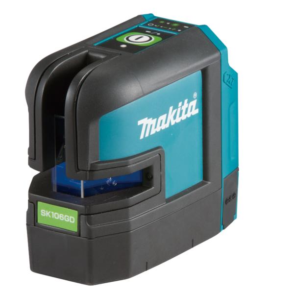 MAKITA 12Vmax Green 4 point Cross Line Laser CXT - with accessories, without battery and charger - 1