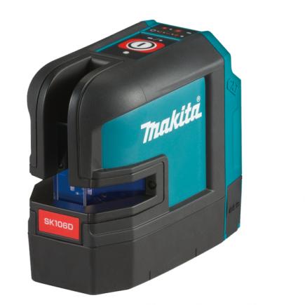 MAKITA 12Vmax Red 4 point Cross Line Laser CXT - with accessories, without battery and charger - 1