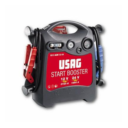 USAG 1613 AGM12-24 Professionelle tragbar Starthilfe 12-24 V
