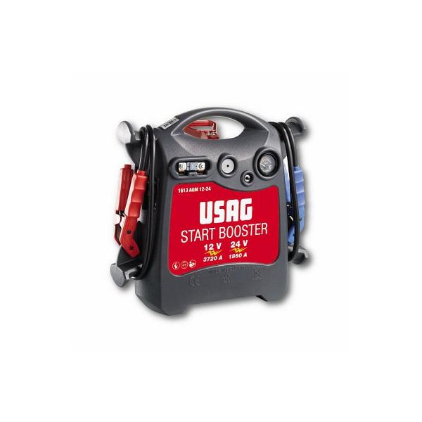 USAG 1613 AGM12-24 Professionelle tragbar Starthilfe 12-24 V