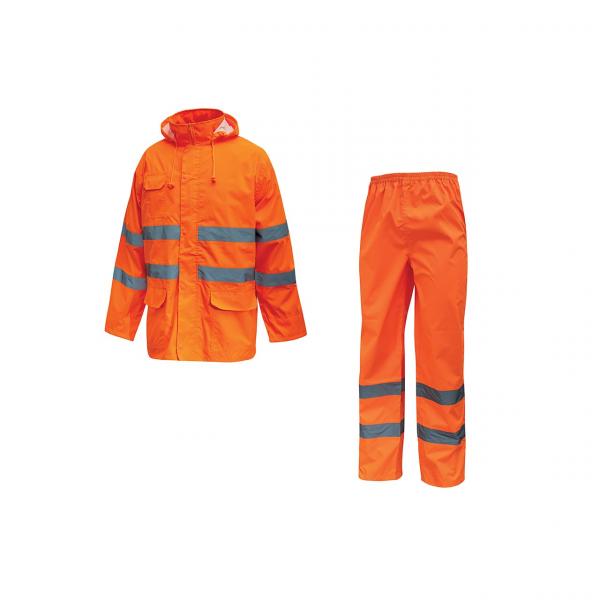 U-POWER HL168OF-2XL - Cover Orange Fluo rainproof suit | Mister Worker™