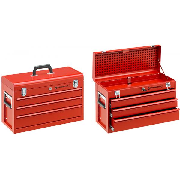 Stahlwille 81091003 Red Stainless Steel 3 Drawer Tool Case No 13216/3