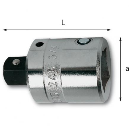 USAG Adapter for 3/4" sockets - 2