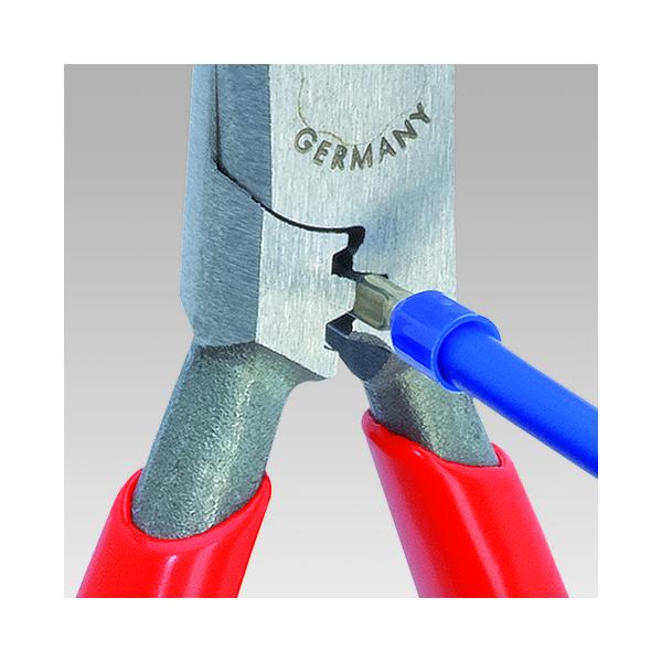 KNIPEX Electricians' Pliers black atramentized, head polished, handles with multi-component grips - 2
