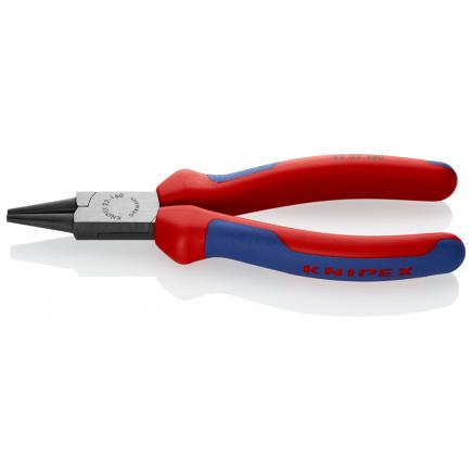 KNIPEX Round Nose Pliers black atramentized, head polished, handles with multi-component grips - 1