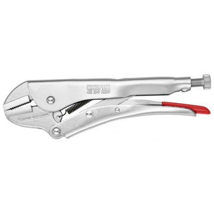 KNIPEX Grip Pliers bright zinc plated, straight jaws - 1