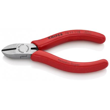 KNIPEX Diagonal Cutter head polished, handles plastic coated - 1