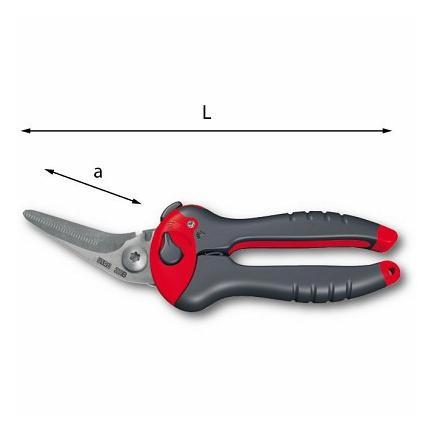 USAG Multi-purpose scissors with inclined blades - 1