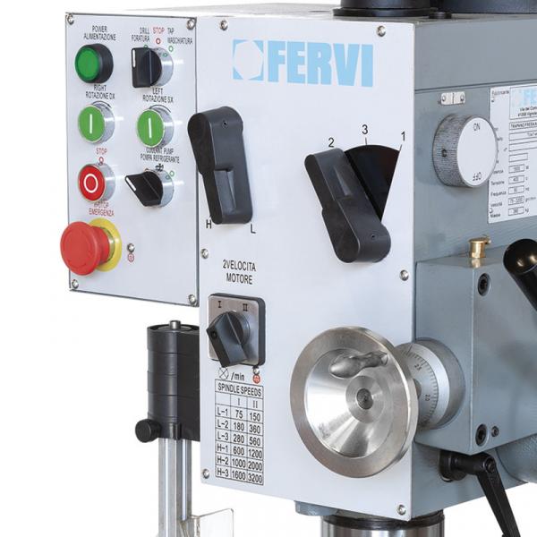 FERVI Geared milling drilling machine with down feed - 3