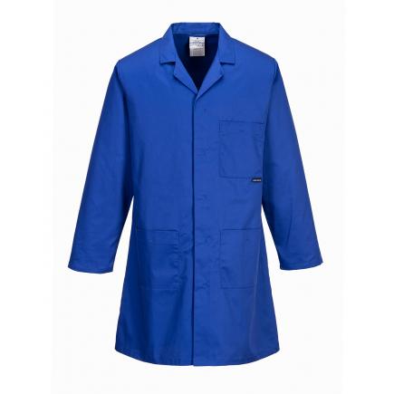 PORTWEST 2852RBRL - Royal blue lab coat | Mister Worker™