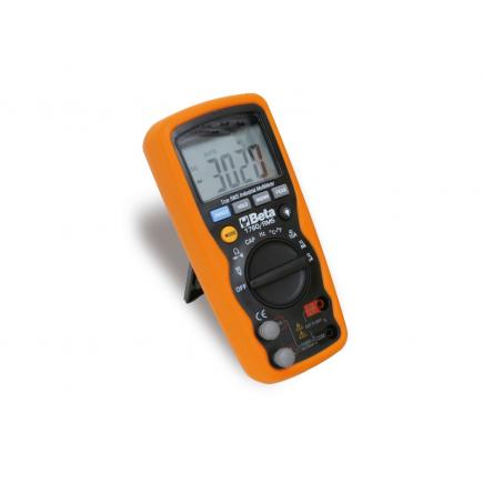 BETA 017600020 - 1760/RMS - Industrial digital multimeter accurate and  sturdy, in a 6-mm co-moulded shell with antislip, shockproof outer rubber  part
